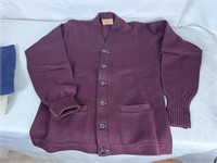 Vintage Letterman Cardigan Sisler Hummel Sweater