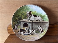 Vintage China Plate - Dogs