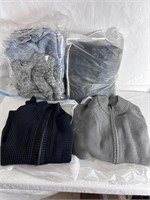 Lot of Zip Up Sweaters - Really Nice!
