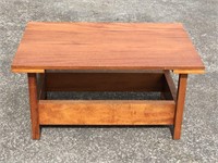 Vintage coffee table 37" x 19 x 24