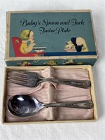Vintage BABY Spoon and Fork
