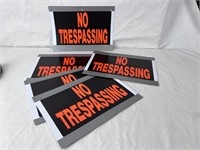 Lot of No Trespassing Signs