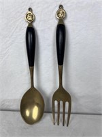 Big ASIAN Wall Hanger Fork and Spoon