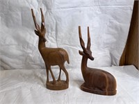 2 Handed Carved Animals - Kenya