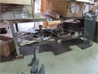 2 Tier Steel Table 1850 x 850 x 850mm
