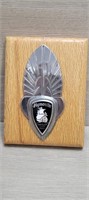 1930s Plymouth Ships Hood Emblem as Plaque