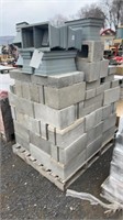 Pallet of Cinder Blocks, Pavers & Vents
