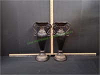 (2) 14" Decorative Candle Holders