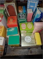 Box w/ After Shave, Soaps, Perfume Candle,