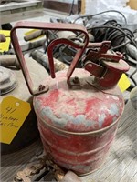 2 vintage gas cans