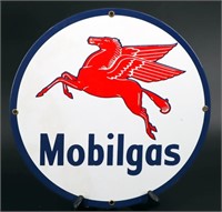 Mobilgas Enamel Sign by Ande Rooney