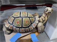 Large turtle statue