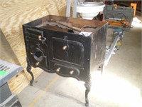 Wood Burner Cast and Brass Great for parts