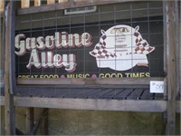"Gasoline Alley" Sign from Former Restaurant
