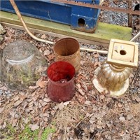 Lot of Outdoor Pot and Vases