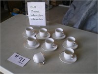 Demitasse Cups / Saucers, Southington by Baum