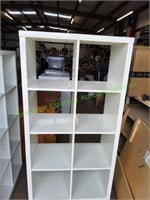 White 8-Cubbie Storage Cabinet