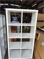 White 8-Cubbie Storage Cabinet