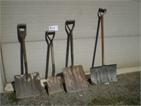 Old Shovels: Coal, Snow, Flat