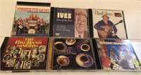 CDs Burl Ives, Firehouse Five, Big Band Singers