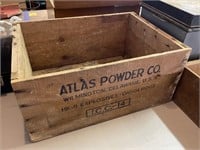 Atlas Powder Wooden Box