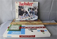 2 Monopoly Games and Twister, Complete