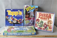 Chutes & Ladders, Topple, Ker-Plunk, Pizza Party