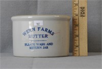 Wern Farms 2 lb. Butter Crock