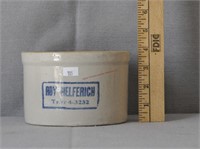 Roy Helferich 2 lb. Butter Crock