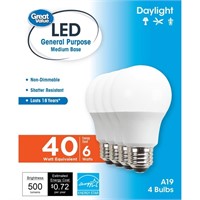 SM1042 Great Value LED Light Bulb 4pk