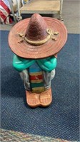 Ceramic Siesta Man in Sombrero