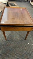 Mid Century Wooden Side Table with Drawer