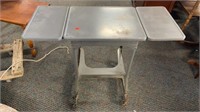 Mid Century Metal Rolling Typewriter Table with