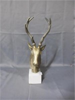 Brass Deer marble base