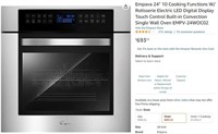 W1570 Convection Single Wall Oven