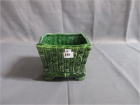 Ungemach Pottery Footed Green Bamboo planter