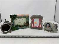 4 Hippo Picture Frames