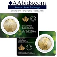 1 oz Gold Maple Leaf - Single Source Random Date