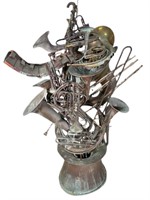6.5 Ft Musical Instrument Sculpture by R. Martin