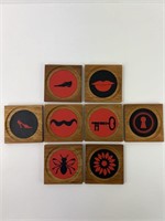 (8) Laurids Lonborg Denmark Teak Coasters