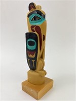 Brian Chilton Signed Carved Totem Alaska