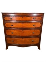 Antique Bowfront Chest of Drawers