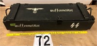 Wooden 37" X 12" X 8" ammo box German