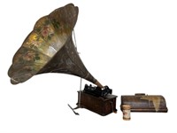 Edison Home Cylinder Phonograph w Cone