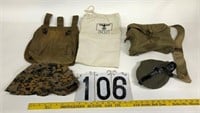 Helmet cover, bag, pouch, Canteen cover, plus
