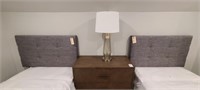 TWO (2) TWIN UPHOLSTERED HEADBOARDS