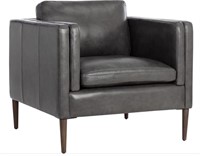 $4000 Sunpan Richmond Leather Arm Chair