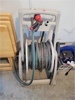Hose Reel and Nozzle with hose (garage)