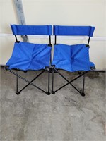 Two Folding camp chairs (garage)