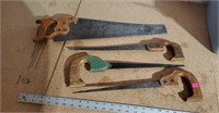 Vintage hand saws (Garage)